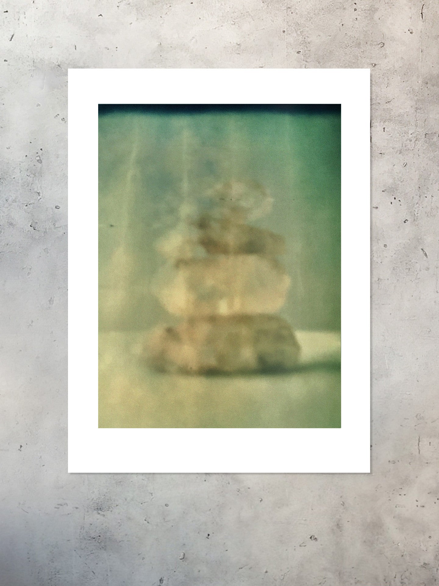 Ascension Stacked Himalayan Quartz Polaroid Photographic Print Unframed