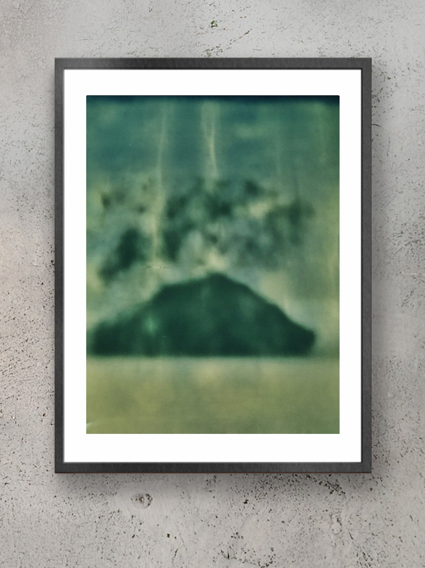 Volcanic Balance Stacked Collection Polaroid Photographic Print Framed