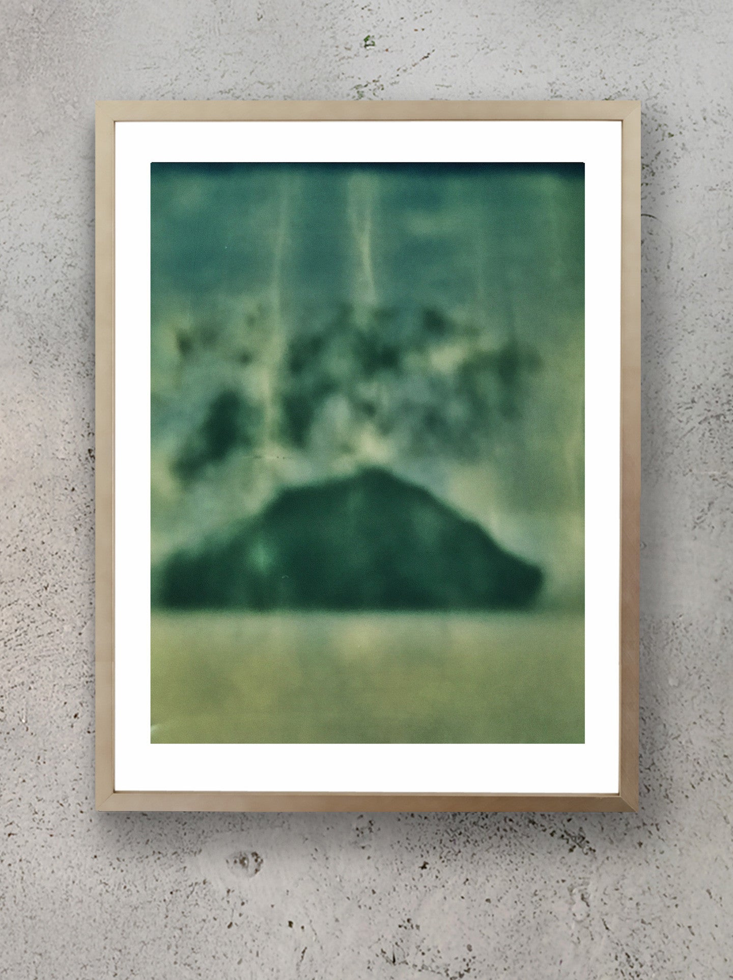 Volcanic Balance Stacked Collection Polaroid Photographic Print Framed