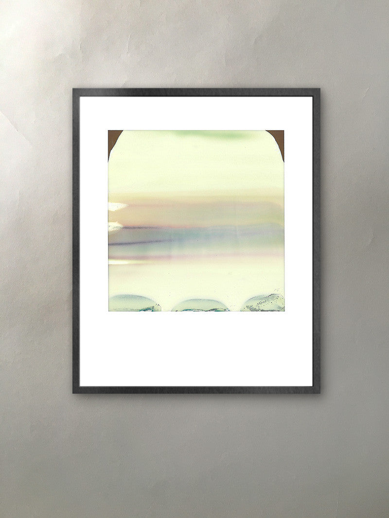 Mineral Dune Mineralized Collection Polaroid Photographic Print Framed