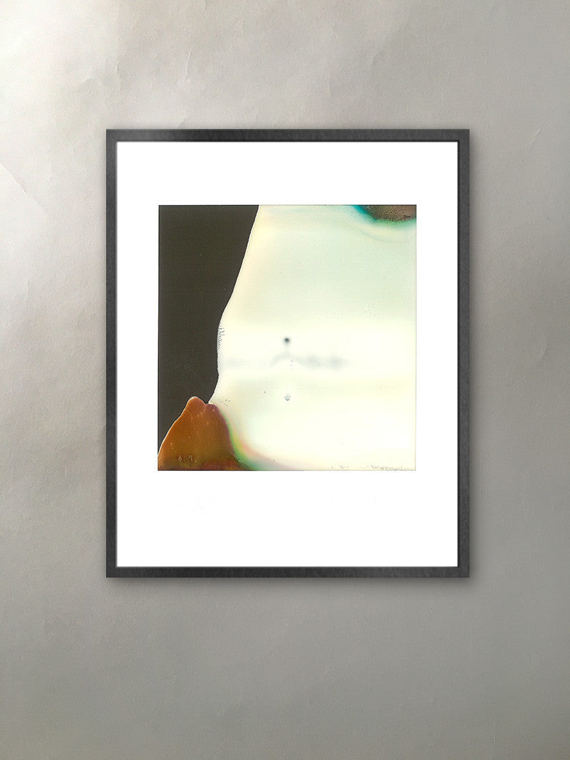 Mountain Pose III Mineralized Collection Polaroid Photographic Print Framed