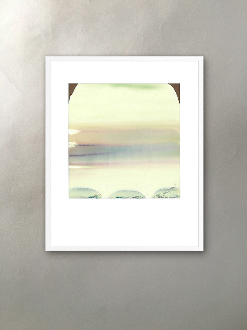 Mineral Dune Mineralized Collection Polaroid Photographic Print Framed